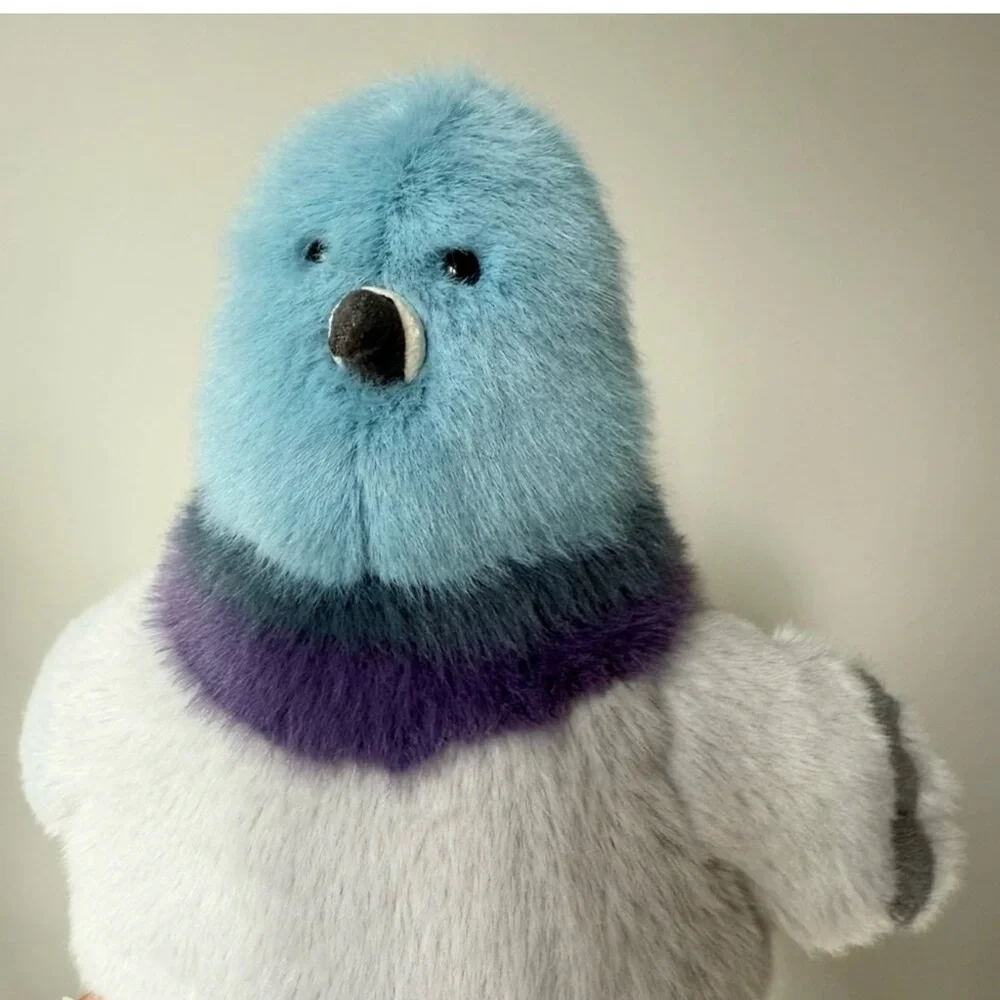 Authentic Jellycat NYC Exclusive Pigeon - Blue, Purple, and Gray